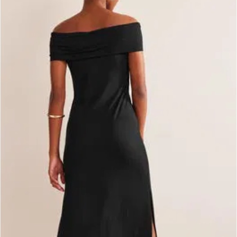 Boden Black Off-the-Shoulder Bodycon Dress - Picture 2 of 10